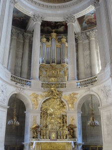 The organ in the Royal Chapel at Versailles